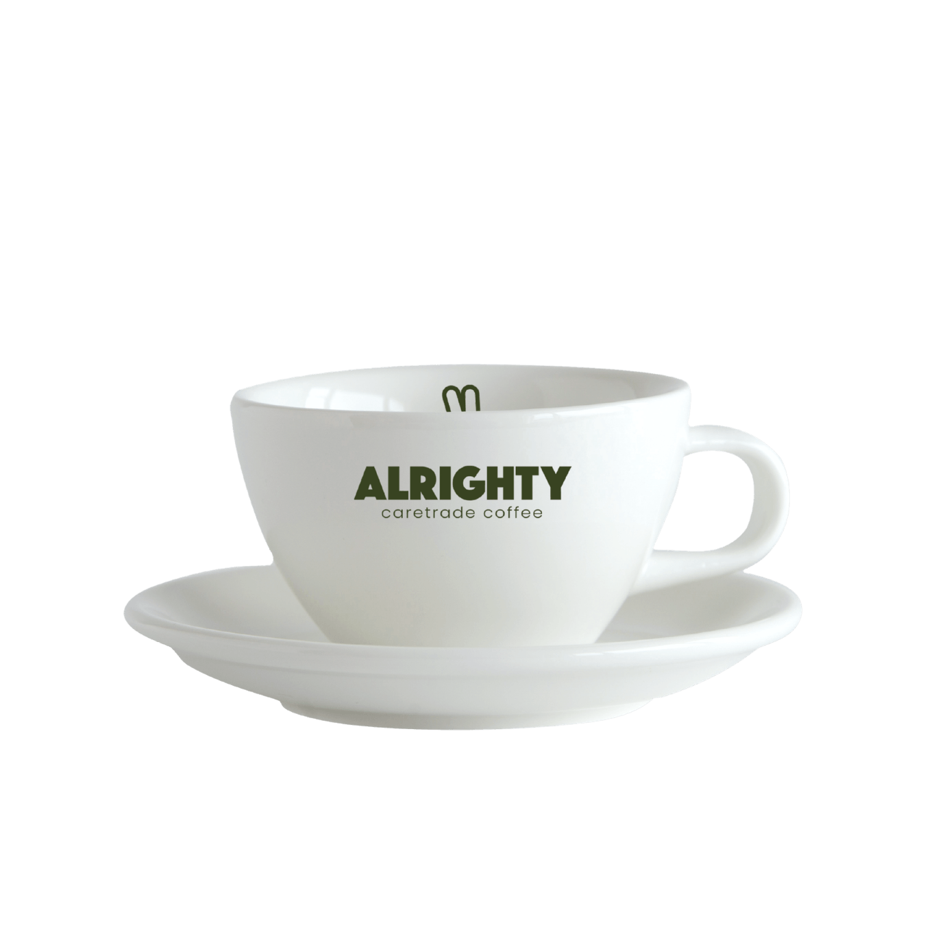 ALRIGHTY Cappuccino Tasse mit Untertasse