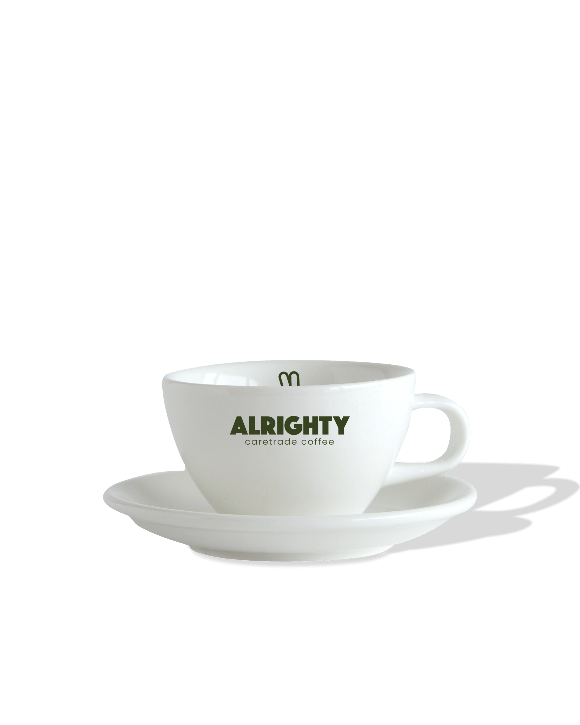 ALRIGHTY Cappuccino Tasse mit Untertasse