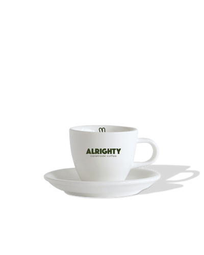 ALRIGHTY Espresso Cup with Saucer