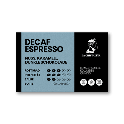 Decaf Espresso La Cristalina