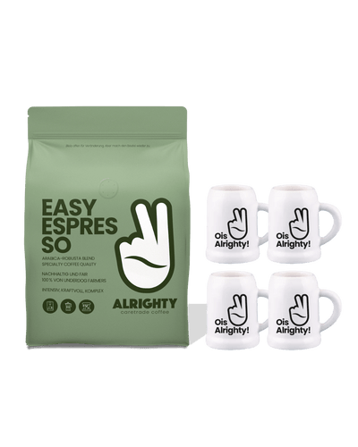 Wiesn Set: Easy Espresso (1000g) & 4x Maßpresso