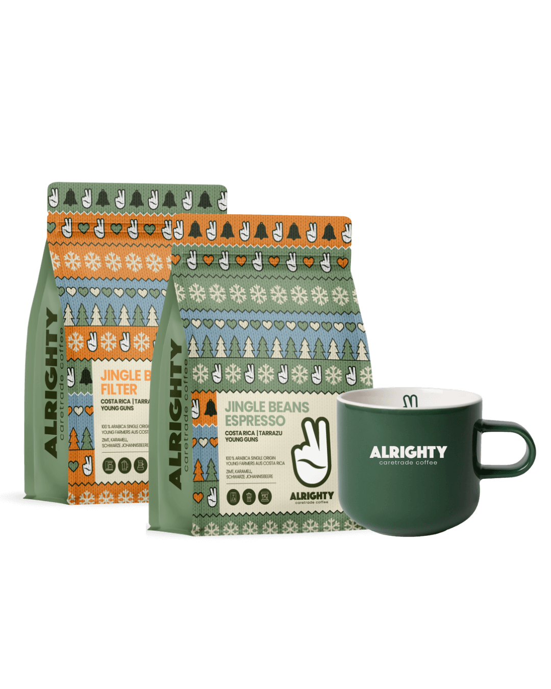 XMAS Set: Costa Rica Filter, Espresso & Bobby Mug