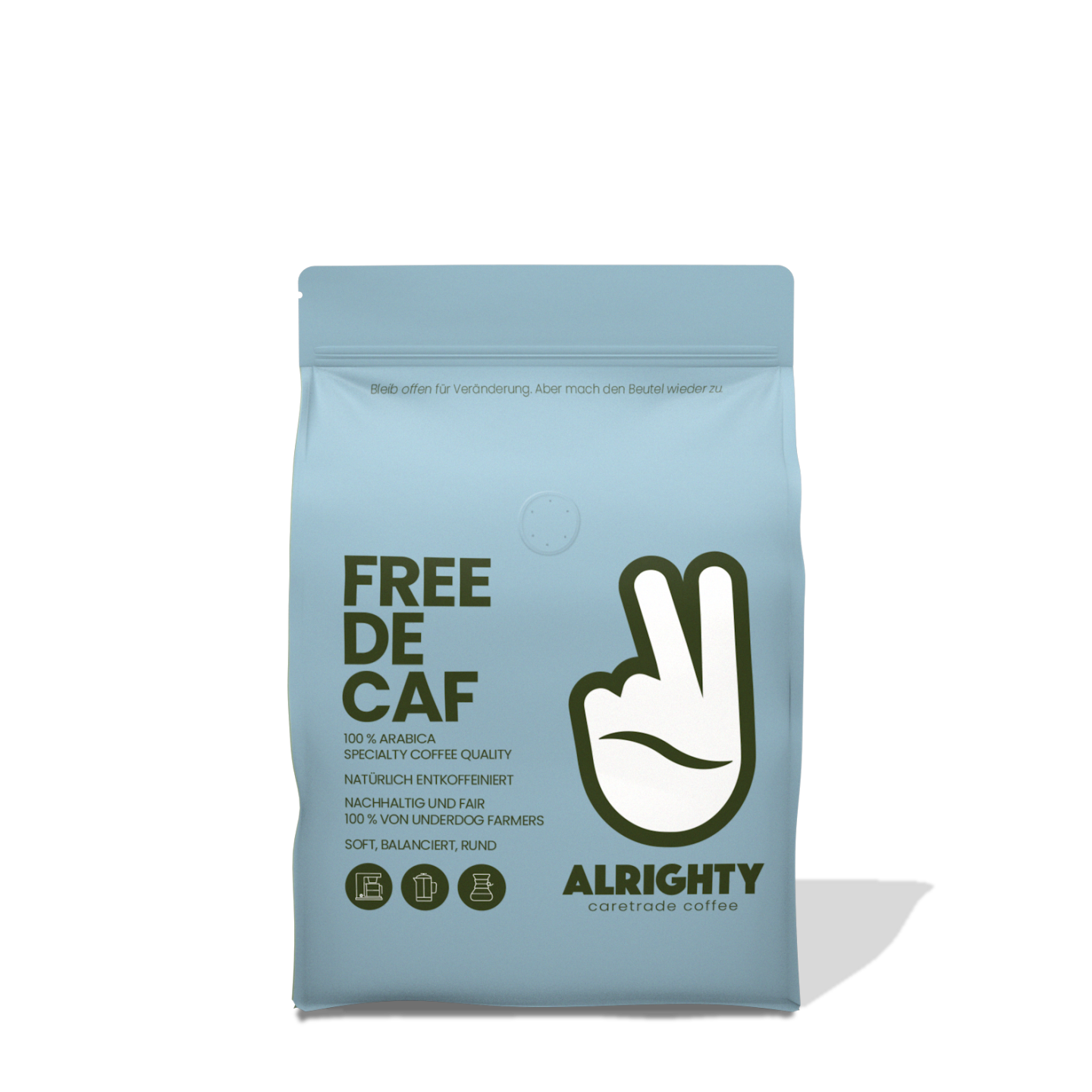 Free Decaf – ALRIGHTY Caretrade Coffee